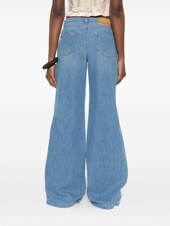 26SS 에르마노 피렌제 스트레이트 팬츠 D48EP040REJ4MF15600156 Blue - ERMANNO FIRENZE