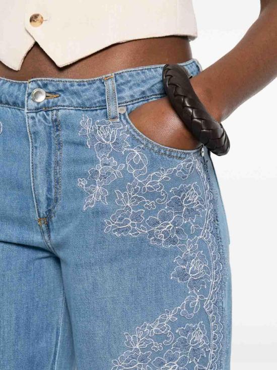 26SS 에르마노 피렌제 스트레이트 팬츠 D48EP040REJ4MF15600156 Blue - ERMANNO FIRENZE