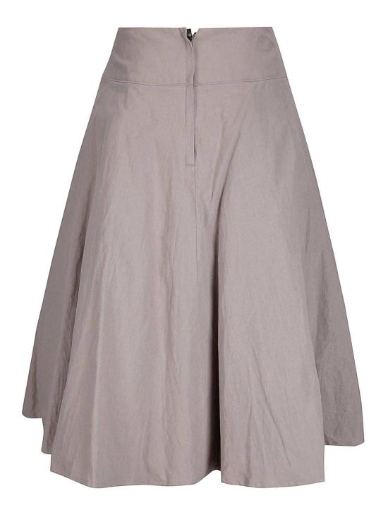 26SS 요지 야마모토 미디 스커트 FKS640061 Beige - YOHJI YAMAMOTO