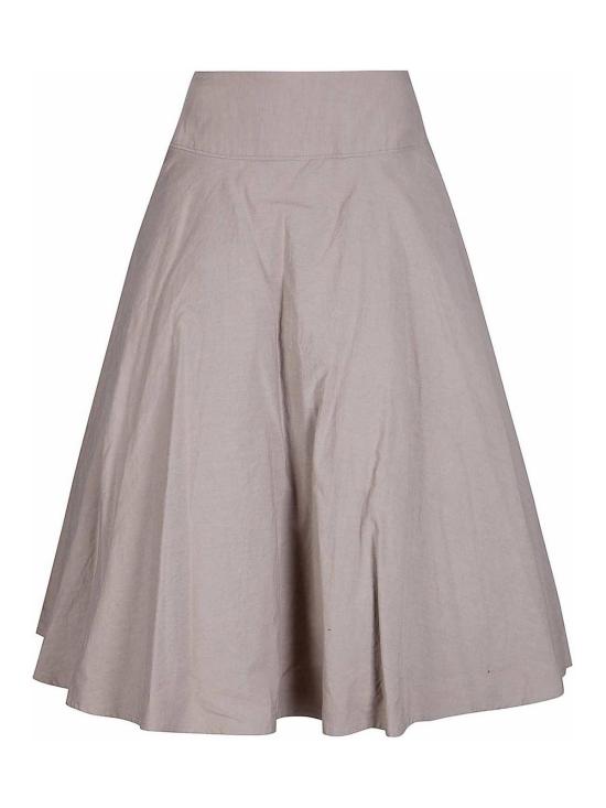 26SS 요지 야마모토 미디 스커트 FKS640061 Beige