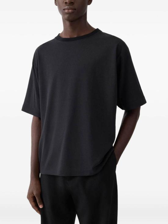 26SS 자크뮈스 반팔 티셔츠 TSM00578AJ00254990 Black - JACQUEMUS