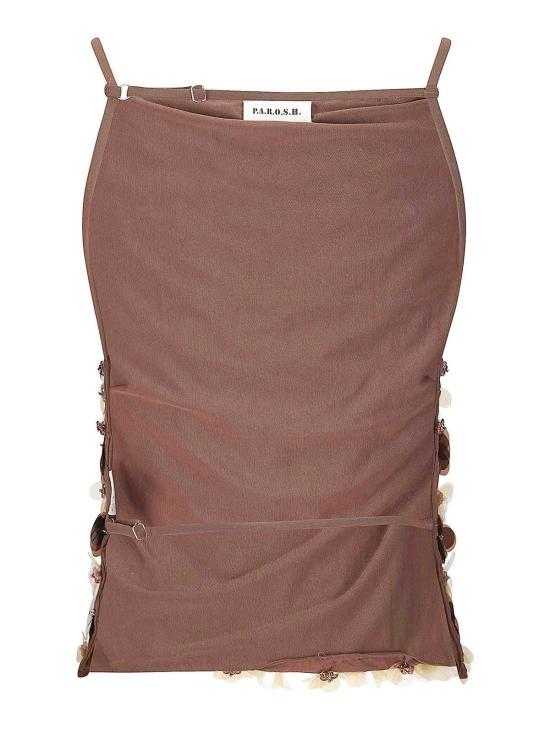 26SS 파로쉬 민소매 티셔츠 D311707GYM808 Brown - PAROSH