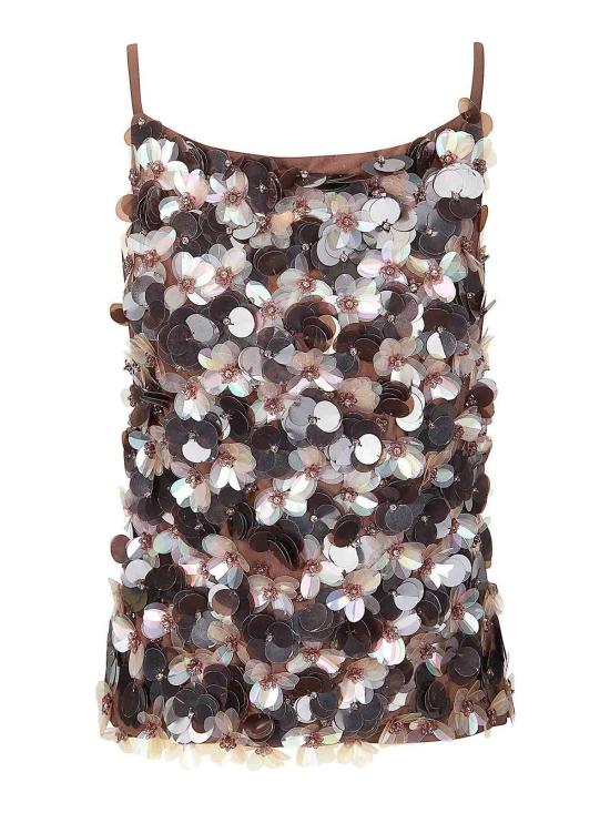 26SS 파로쉬 민소매 티셔츠 D311707GYM808 Brown