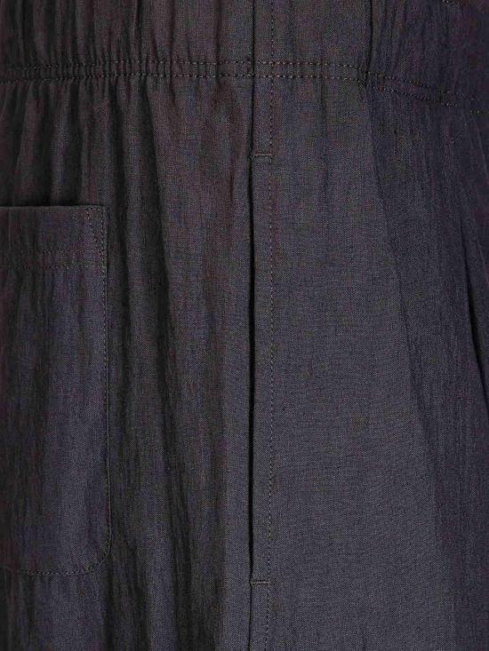 26SS 아워레가시 레저 쇼츠 스틸 블랙 캄 쿠프로 코튼 M2264LSSOOTBLACK Black - OUR LEGACY