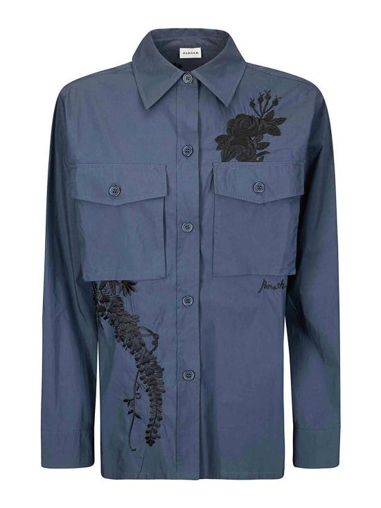 26SS 파로쉬 셔츠 D380652RNINJA26012 Blue