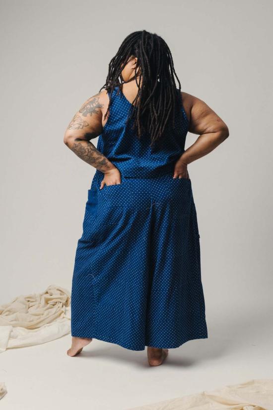  파뮤트 어패럴 크롭 팬츠 Pamut Apparel Usa 핸드우븐 코튼 가드너 팬츠 - PAMUT APPAREL