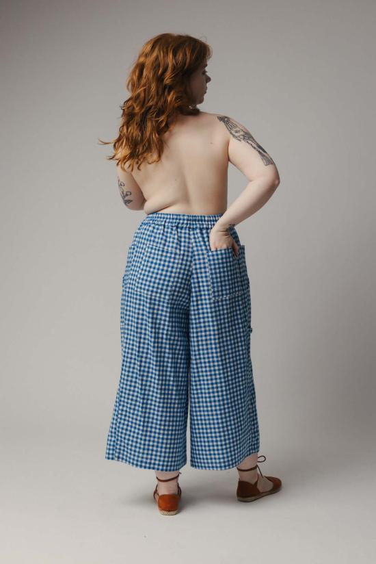  Pamut Apparel USA 크롭 팬츠 Pamut Apparel Usa 핸드우븐 코튼 가드너 팬츠 - OTHER BRANDS