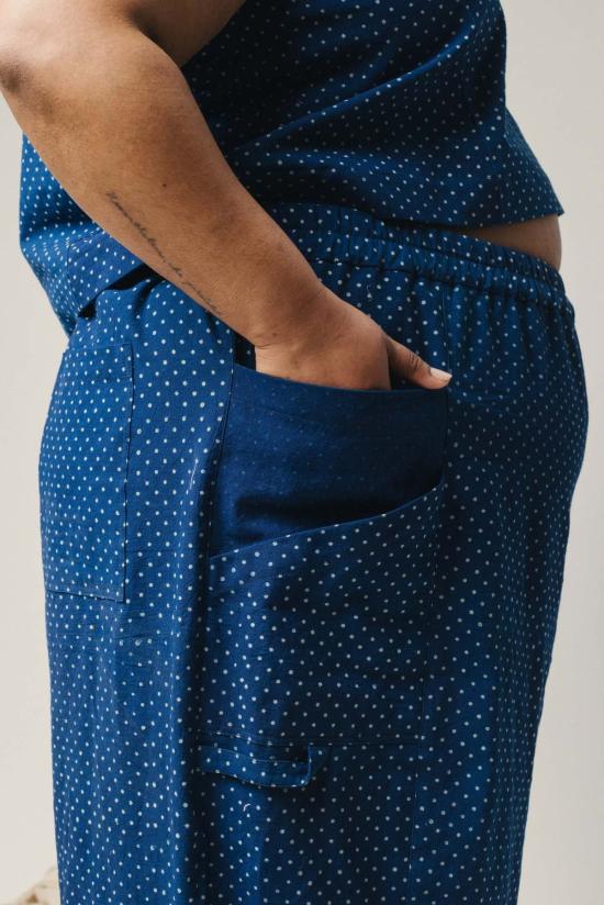  Pamut Apparel USA 크롭 팬츠 Pamut Apparel Usa 핸드우븐 코튼 가드너 팬츠 - OTHER BRANDS