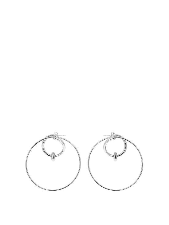 26SS 저스틴 클렌퀏 이어링 EVAEARRINGSPALLADIUM Black