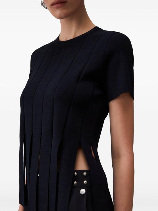 26SS 리우조 반팔 티셔츠 CA6110MS55N22222 Black - LIU JO