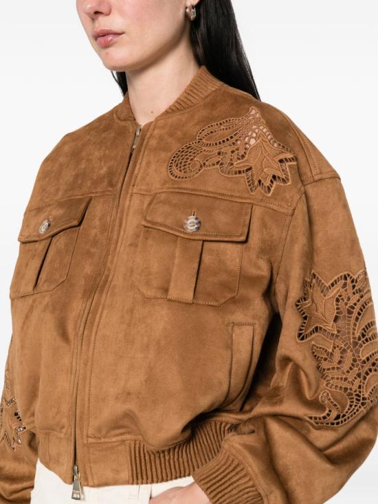 26SS 에르마노 피렌제 자켓 D48ED027 E92MFA18 Marrone chiaro - ERMANNO FIRENZE