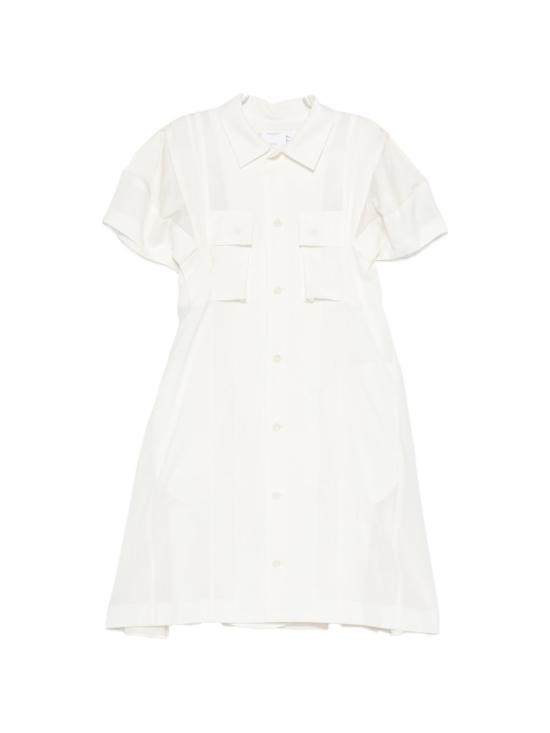 26SS 사카이 롱 원피스 26 08427 151 White