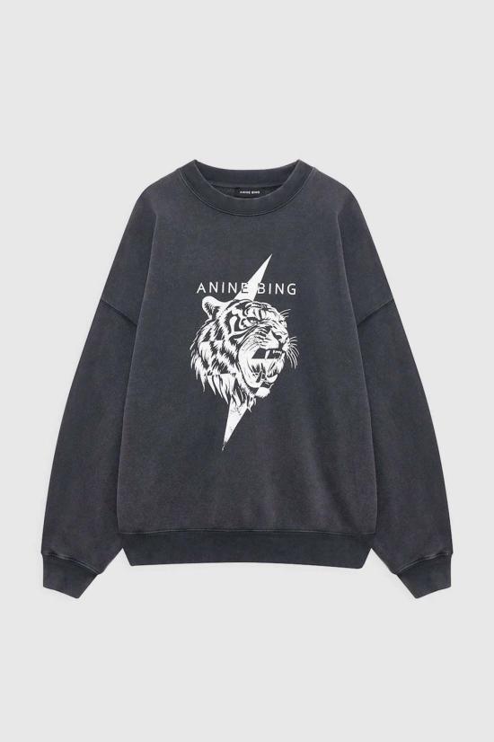  애니빙 스웨터 아니네 빙 마일스 스웨트셔츠 타이거