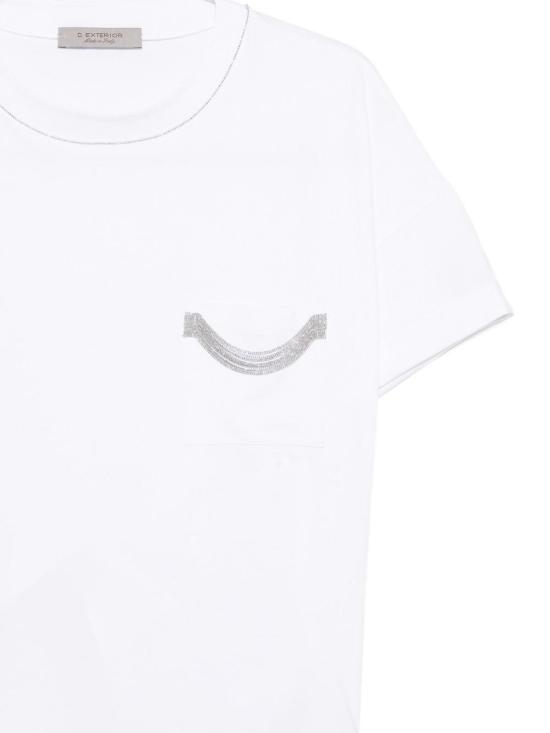 26SS 디익스테리어 반팔 티셔츠 626231BIAN White - D. EXTERIOR