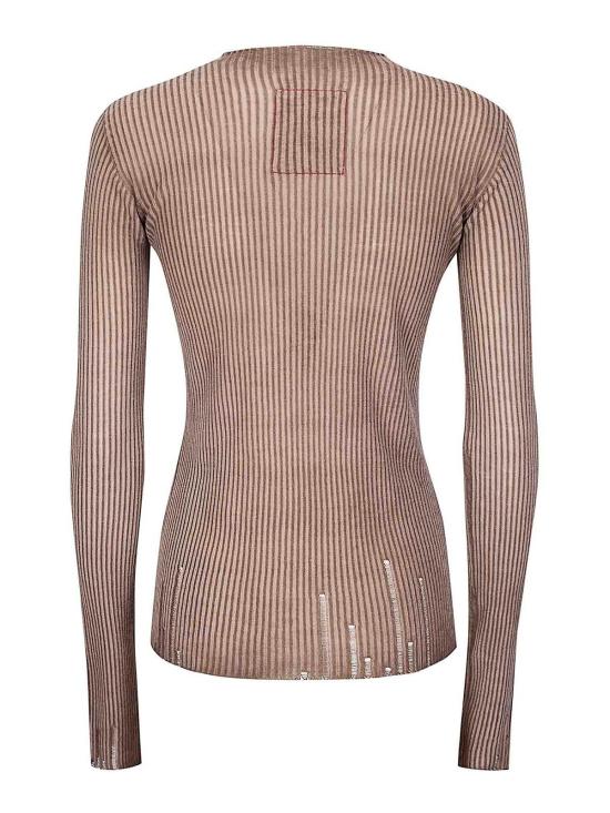 26SS 우마 왕 민소매 티셔츠 UK7114UW600 Brown - UMA WANG