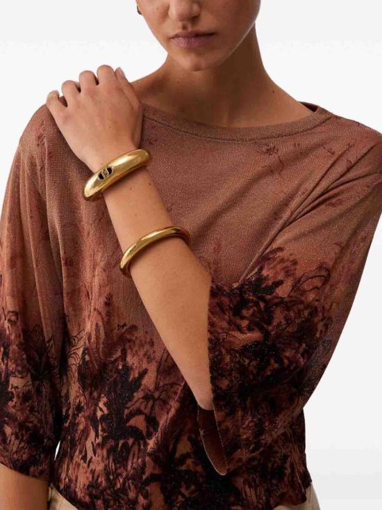 26SS 리우조 긴팔 티셔츠 CA6355MA71NP9655 Brown - LIU JO