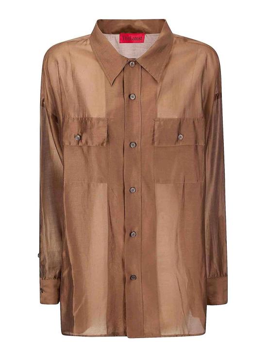 26SS 더 레이티스트 셔츠 TLW04010T0161ABTPT0032 Brown