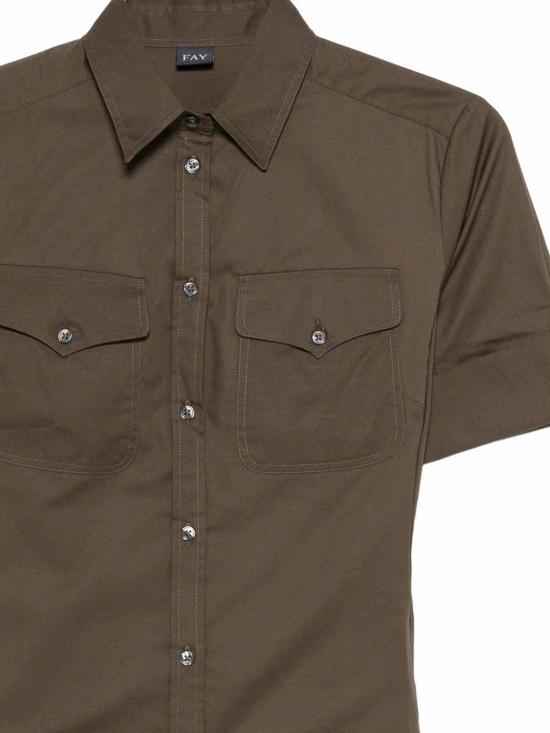 26SS 페이 셔츠 NCWA252600SZGRV613 Green - FAY
