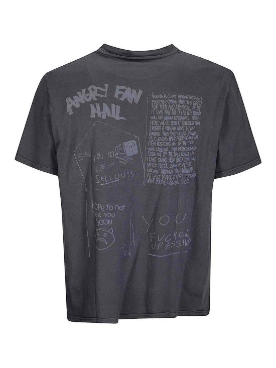 26SS 아워레가시 박스 티셔츠 앵그리 팬 메일 프린트 M2266BAARYFANMLPRT Black - OUR LEGACY
