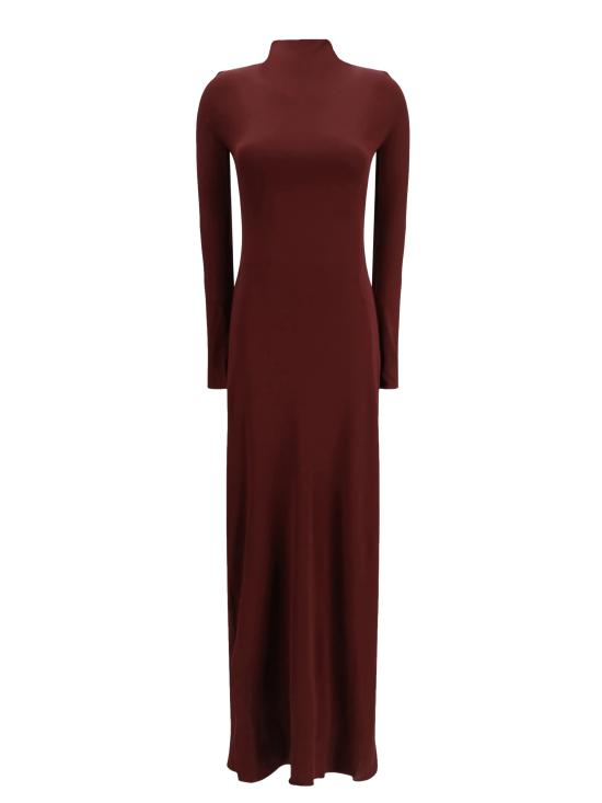 26SS 알라이아 미디 원피스 AA9R2870J090C 713 Brandy