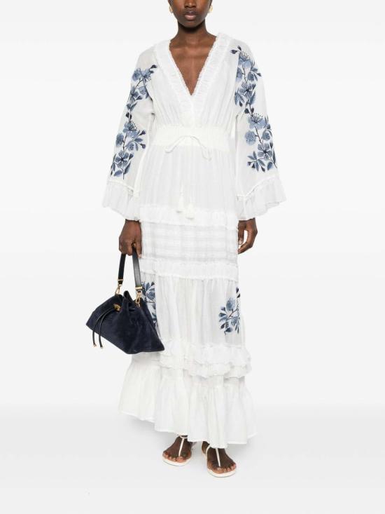 26SS 에르마노 피렌제 롱 원피스 D48EQ001ES5MFB4149152 White - ERMANNO FIRENZE