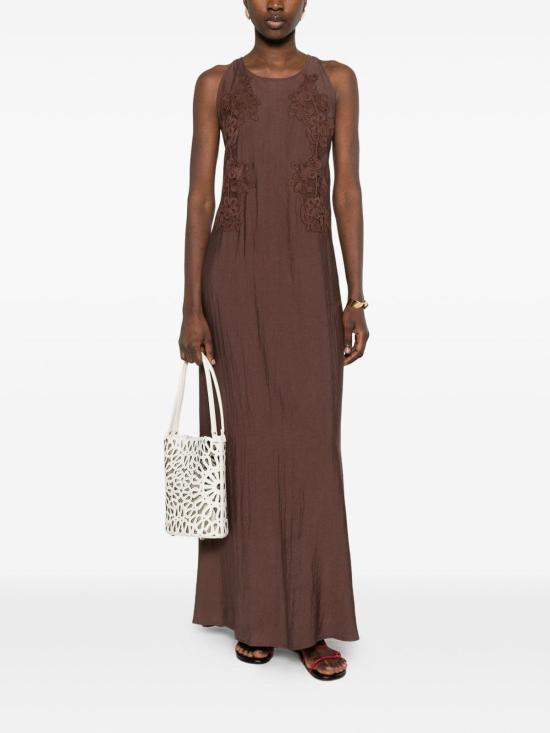 26SS 에르마노 피렌제 롱 원피스 D48EQ058ES7MFB2400725 Brown - ERMANNO FIRENZE