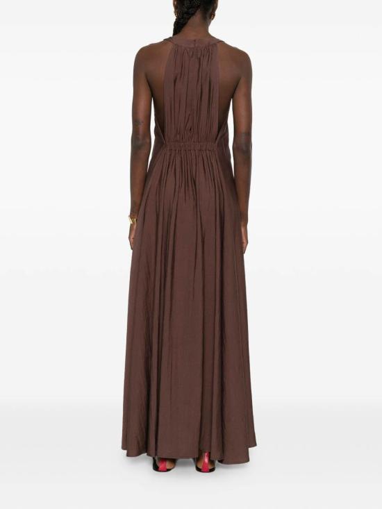 26SS 에르마노 피렌제 롱 원피스 D48EQ058ES7MFB2400725 Brown - ERMANNO FIRENZE