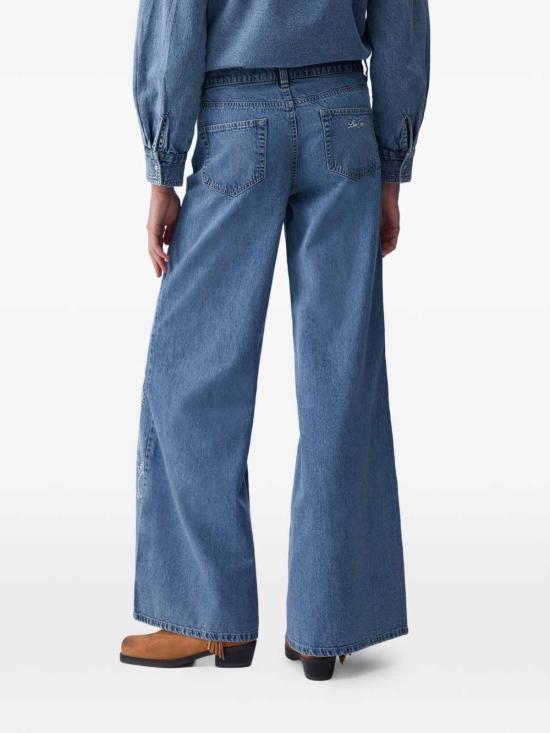 26SS 리우조 스트레이트 팬츠 UA6147D031379016 Blue - LIU JO