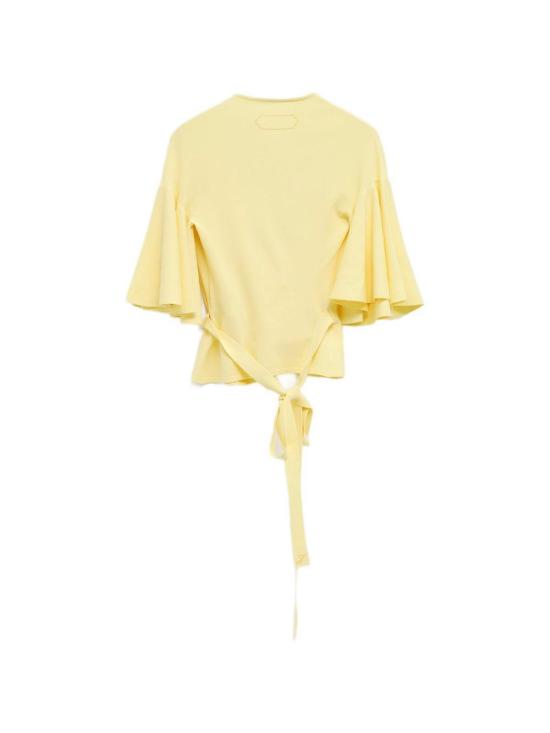 26SS 자크뮈스 반팔 티셔츠 CDW00822AK00303250 Yellow - JACQUEMUS