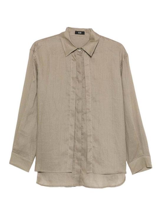 26SS 엘레 셔츠 SS260175FANGO Brown