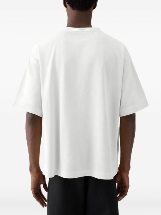 26SS 자크뮈스 반팔 티셔츠 TSM00578AJ00254100 White - JACQUEMUS
