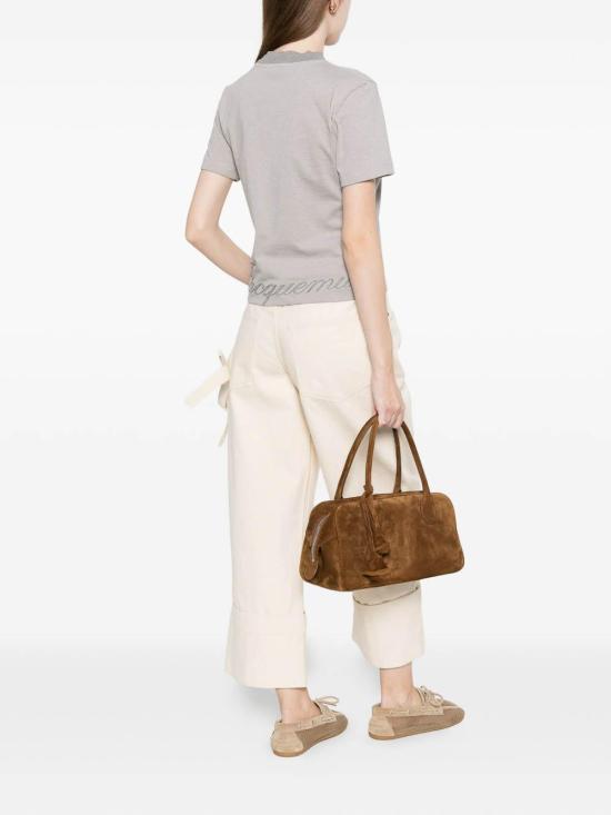 26SS 자크뮈스 반팔 티셔츠 TSW00578AJ000299CL Grey - JACQUEMUS