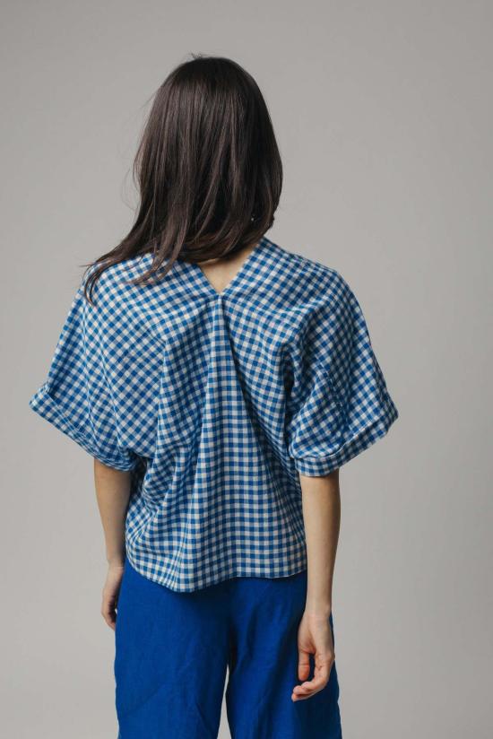  파뮤트 어패럴 블라우스 Pamut Apparel Usa Judith 핸드우븐 코튼 탑 - PAMUT APPAREL