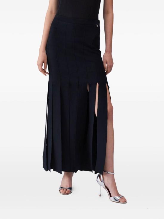 26SS 리우조 롱 스커트 CA6095MS55N22222 Black - LIU JO