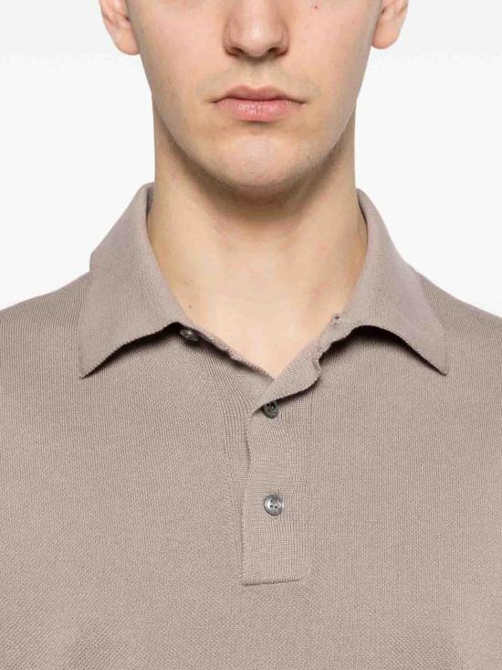 26SS 라르디니 폴로 티셔츠 PALPMC103PA66021425 Brown - LARDINI