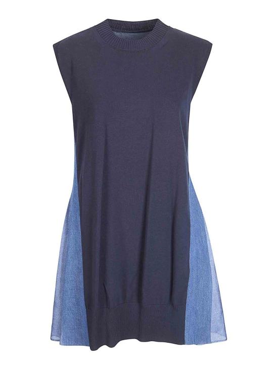 26SS 사카이 미디 스커트 2608472210 Denim