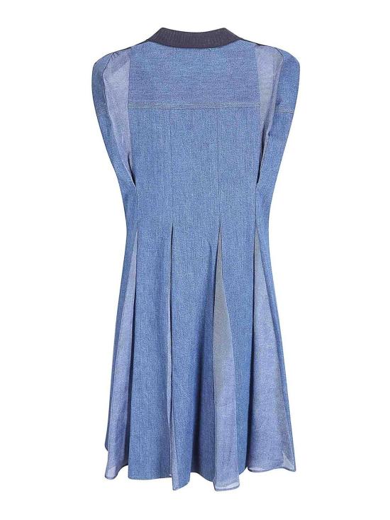 26SS 사카이 미디 스커트 2608472210 Denim - SACAI