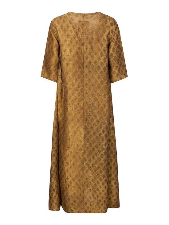 26SS 우마 왕 롱 원피스 UP5002UW240 Yellow - UMA WANG