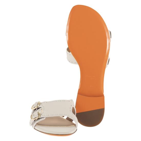 26SS 산토니 샌들 WHPF72114HA1TWKA WHITE - SANTONI