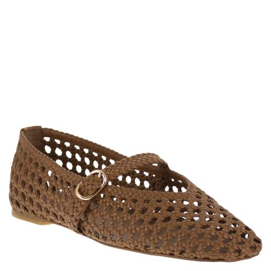 26SS 스튜어트 와이츠먼 플랫 슈즈 SN724 BROWN - STUART WEITZMAN