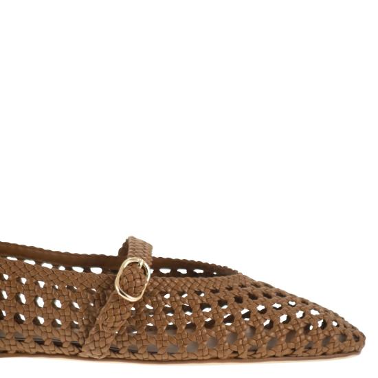 26SS 스튜어트 와이츠먼 플랫 슈즈 SN724 BROWN - STUART WEITZMAN