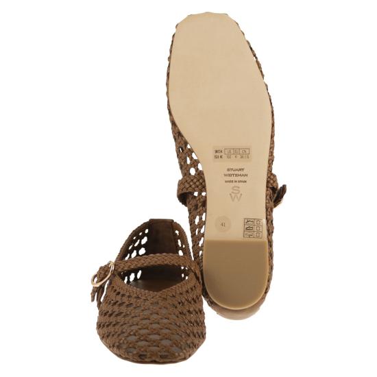 26SS 스튜어트 와이츠먼 플랫 슈즈 SN724 BROWN - STUART WEITZMAN