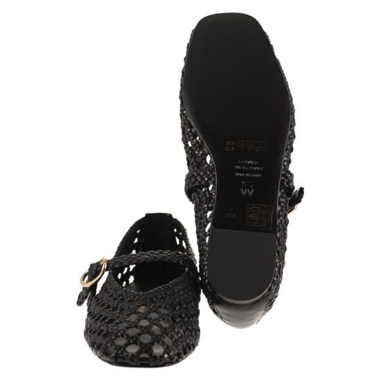 26SS 스튜어트 와이츠먼 플랫 슈즈 SN724 BLACK - STUART WEITZMAN
