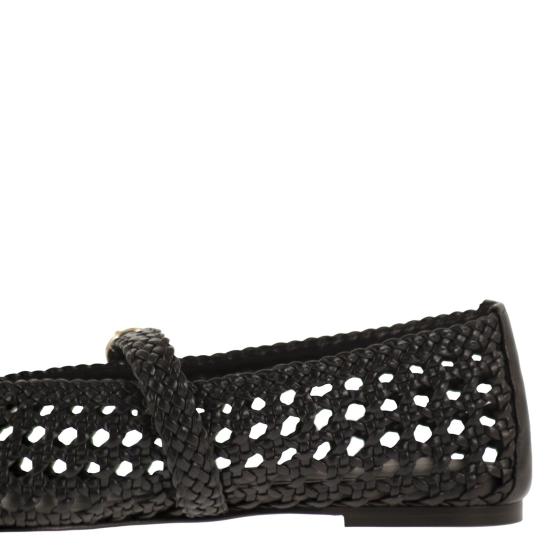 26SS 스튜어트 와이츠먼 플랫 슈즈 SN724 BLACK - STUART WEITZMAN