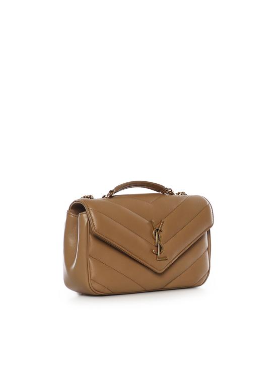 26SS 생로랑 루루 마틀라세 램스킨 스몰 숄더백 801437 AAEAX2357 NATURAL TAN - SAINT LAURENT