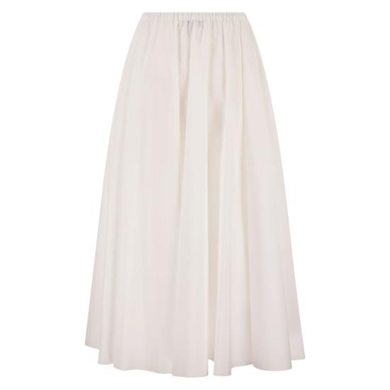 26SS 파비아나 필리피 롱 스커트 GND276F828 WHITE - FABIANA FILIPPI