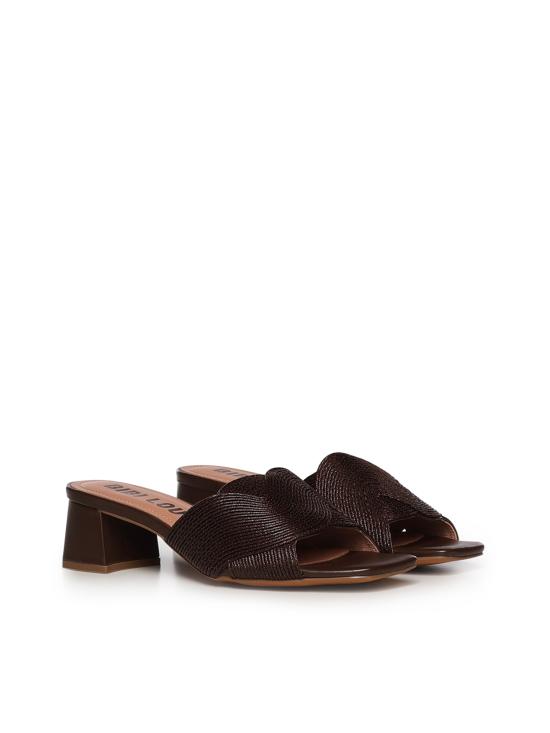 26SS 비비루 뮬/슬리퍼 879Z94HG MARRON BROWN - BIBILOU