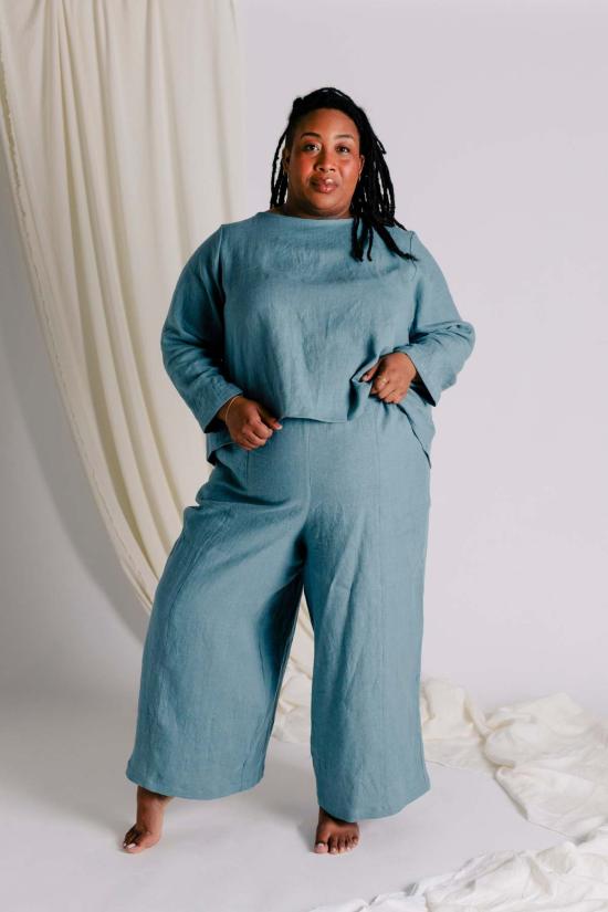  파뮤트 어패럴 블라우스 파무트 어패럴 USA 오팔 탑 - PAMUT APPAREL