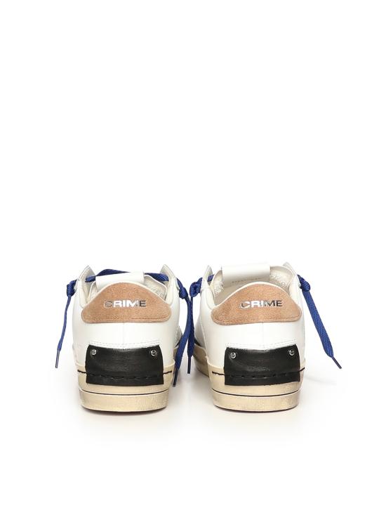 26SS 크라임런던 스니커즈 19102PP8B WHITE Brown sugar - CRIME LONDON