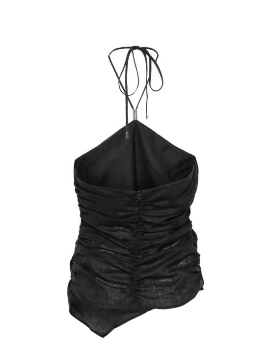 26SS 세미쿠튀르 민소매 티셔츠 S6SN02 Y69 0 Nero - SEMI-COUTURE